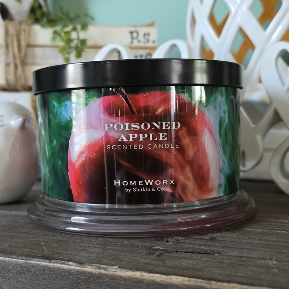 homeworx Accents Homeworx Poisoned Apple Halloween Candle Poshmark